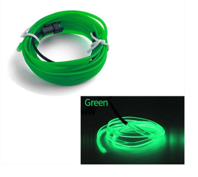  მანქანის LED სანათი - მწვანე